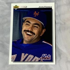 1991 Upper Deck John Franco New York Mets Baseball Card #514